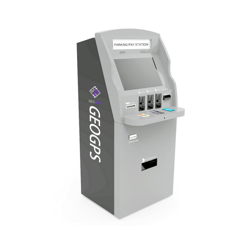 Pay station support ic reader and QR code scanner and coin dispenser ...